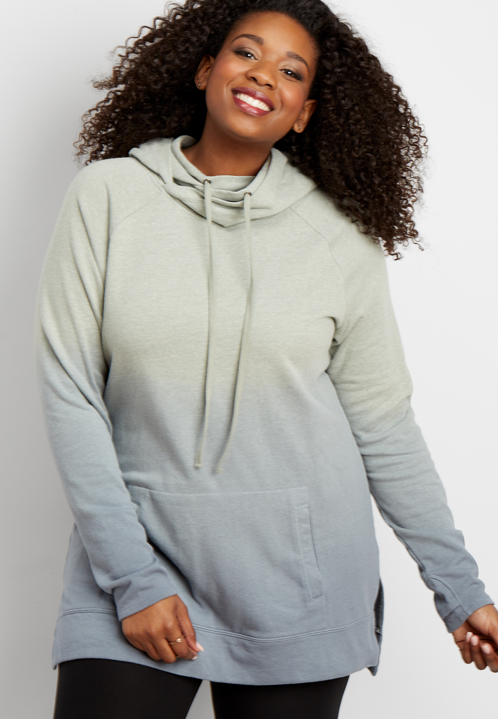 women's plus size sweatshirt tunics