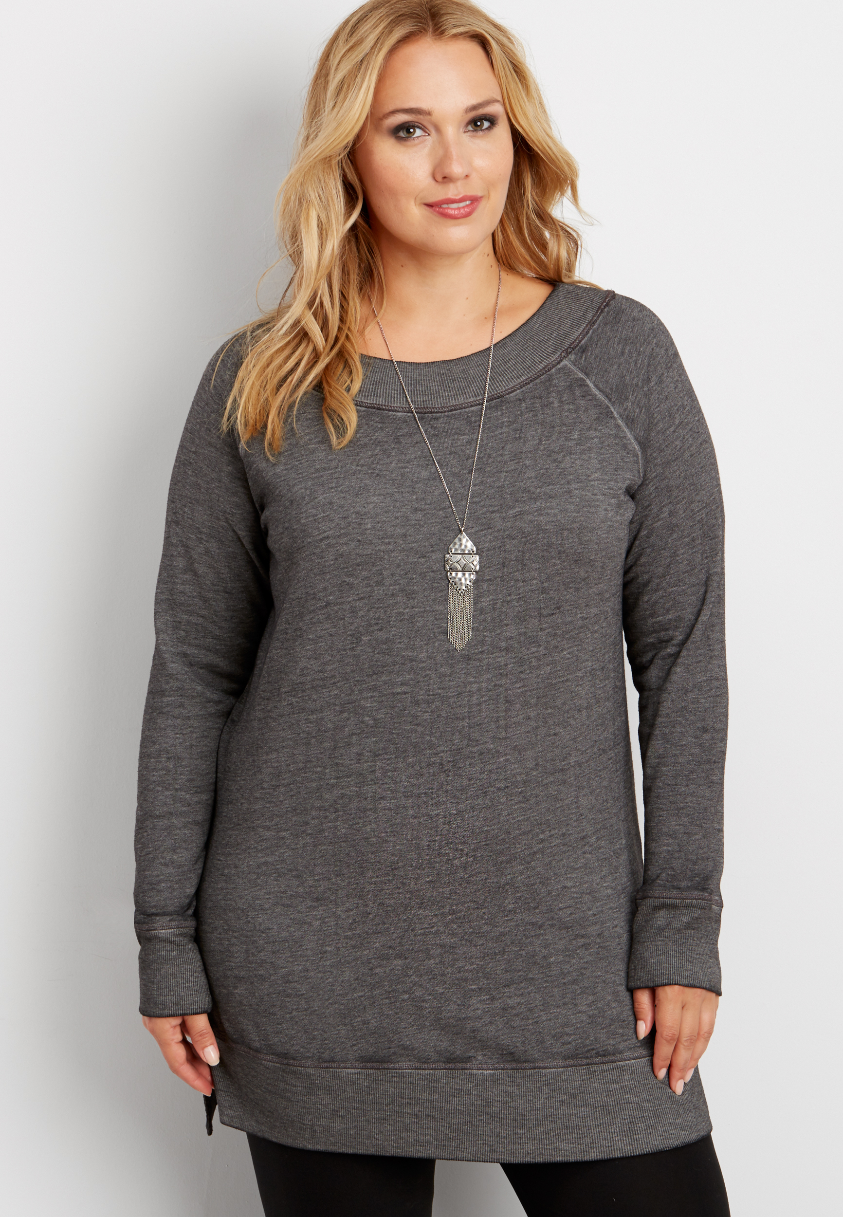 women's plus size sweatshirt tunics