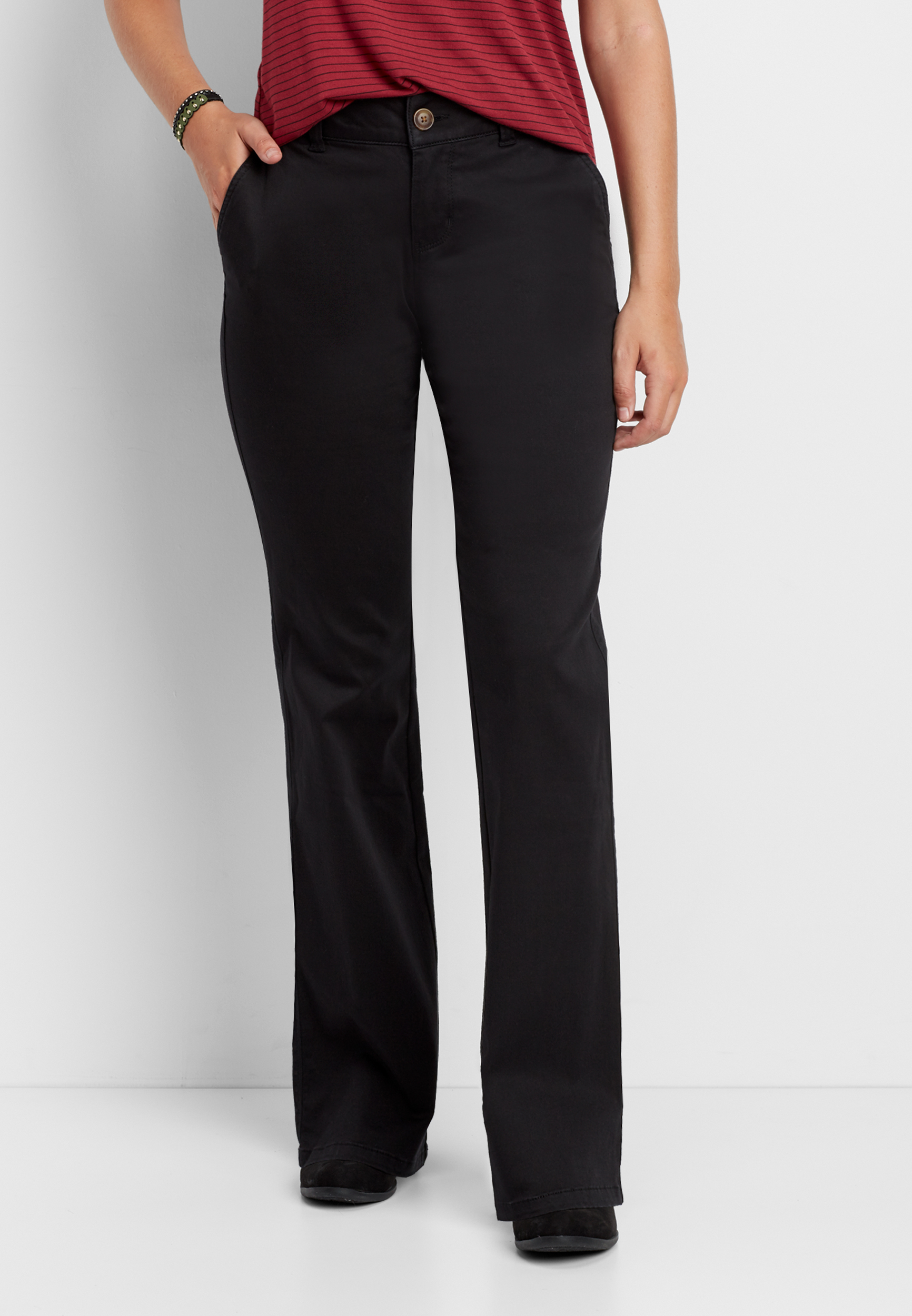 bootcut chino pants