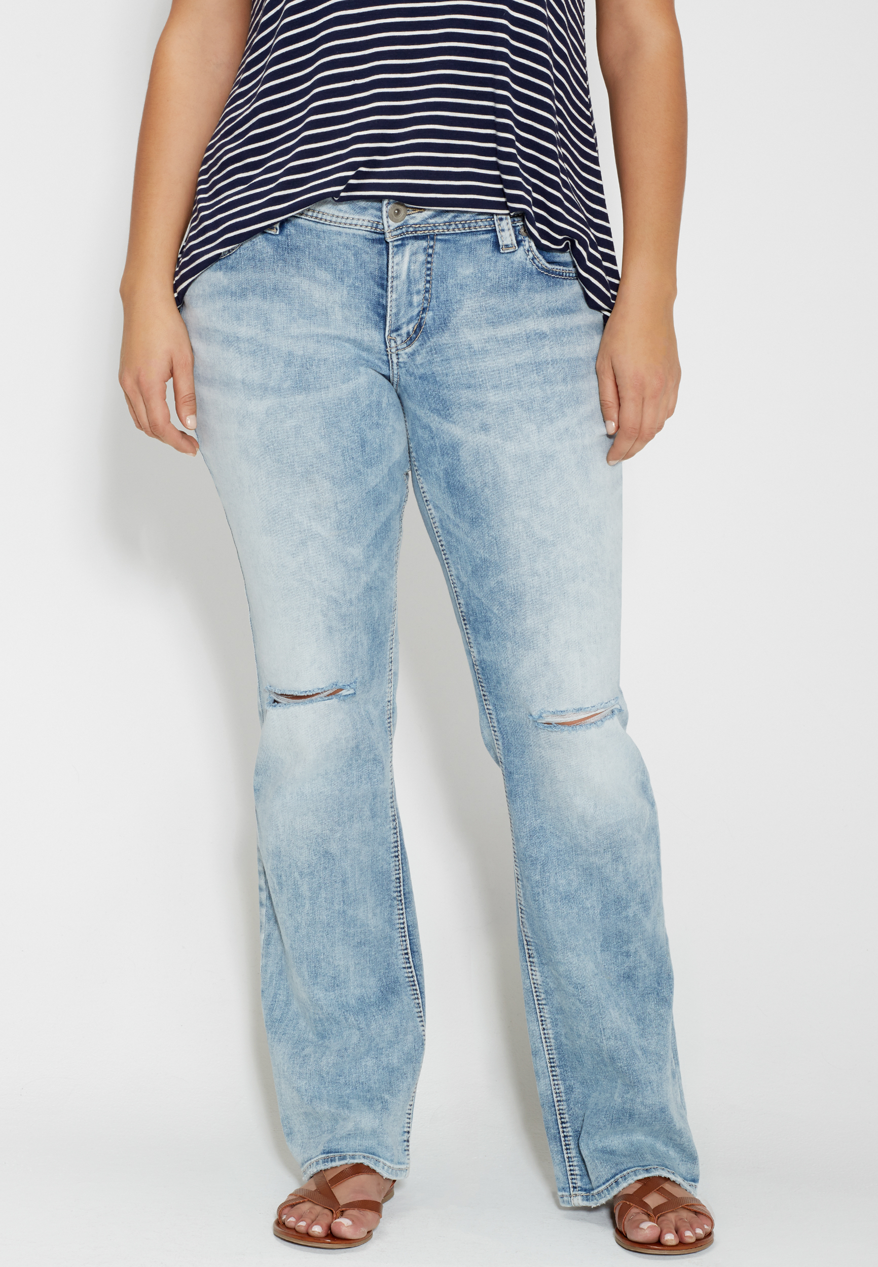 silver trouser jeans