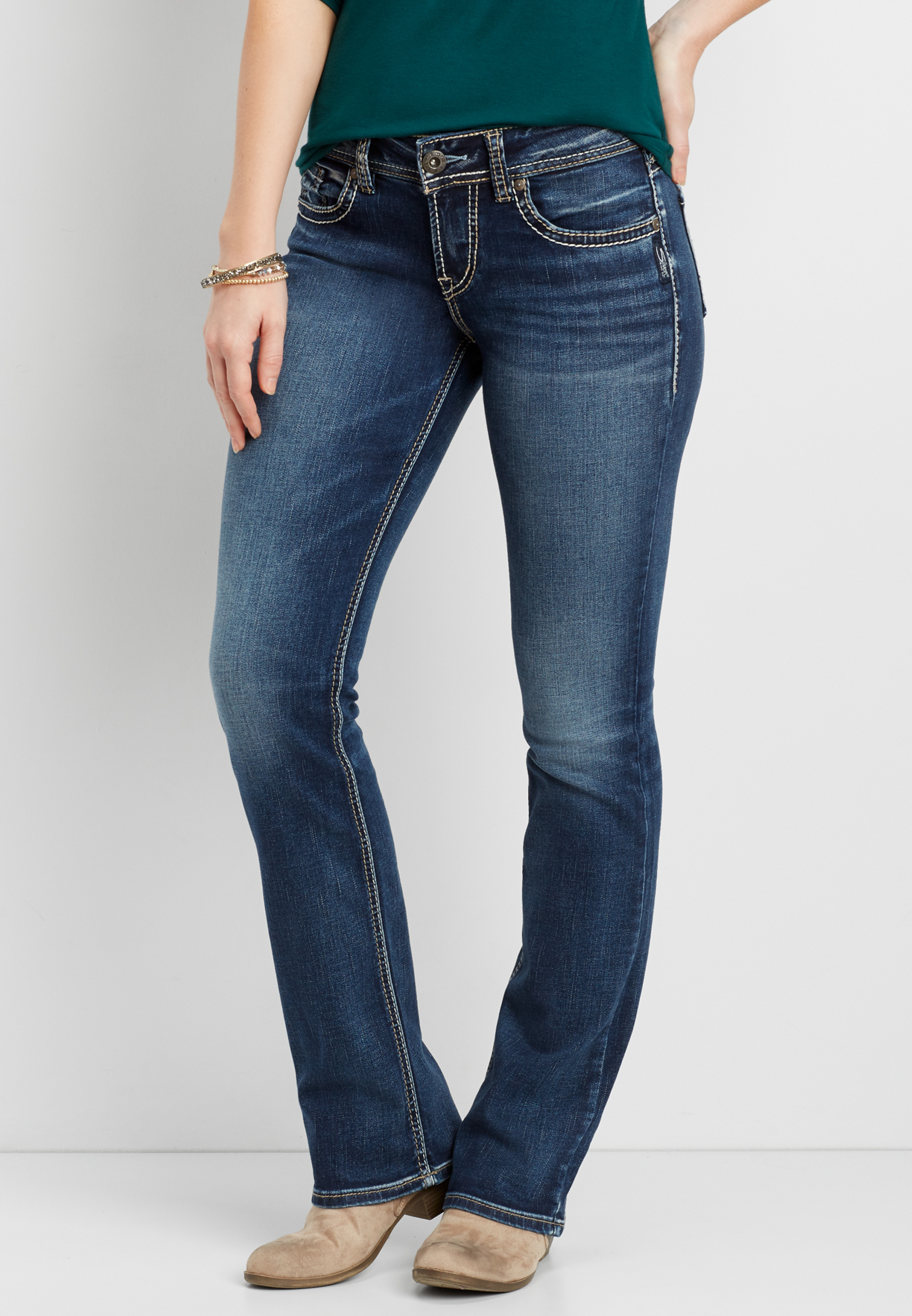 silver trouser jeans