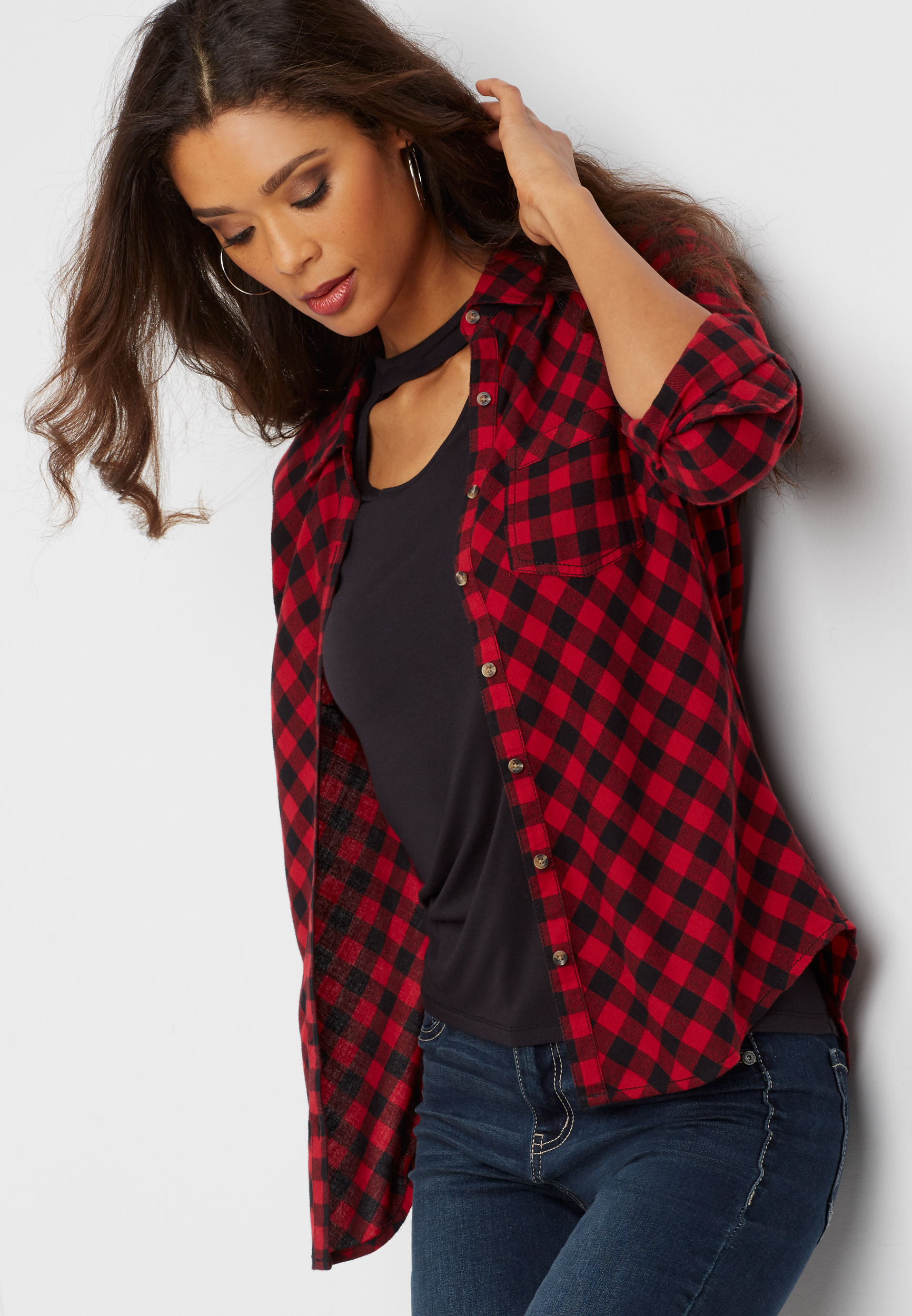 gift ideas from maurices flannel shirt