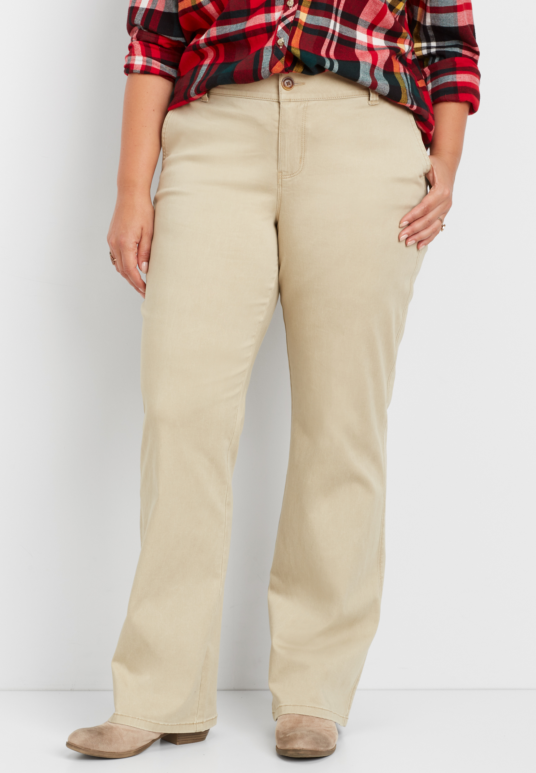 chino plus size pants