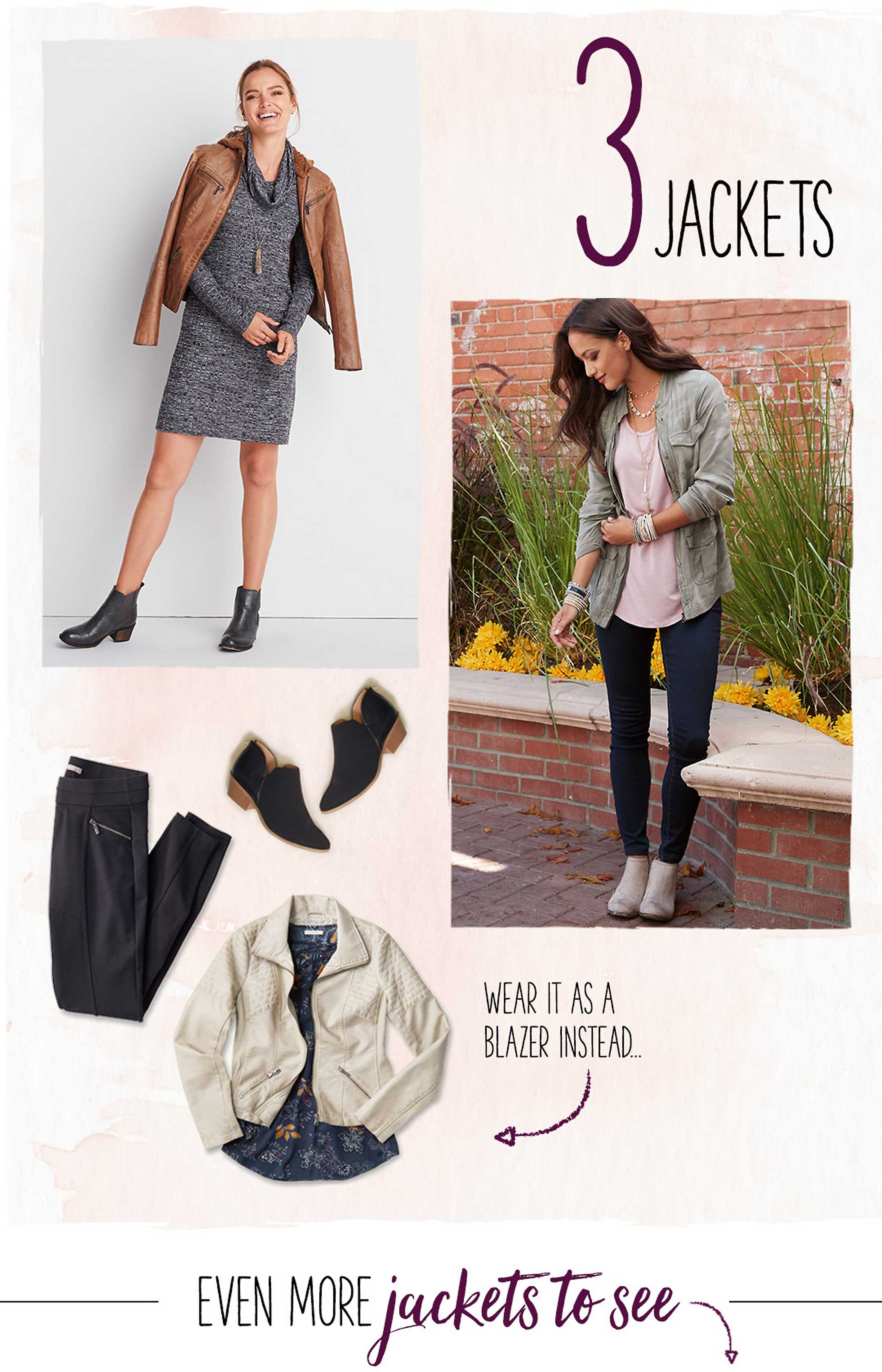 1. floral blouses, longer tunic paired with leggings=extra flattering, even more florals to love