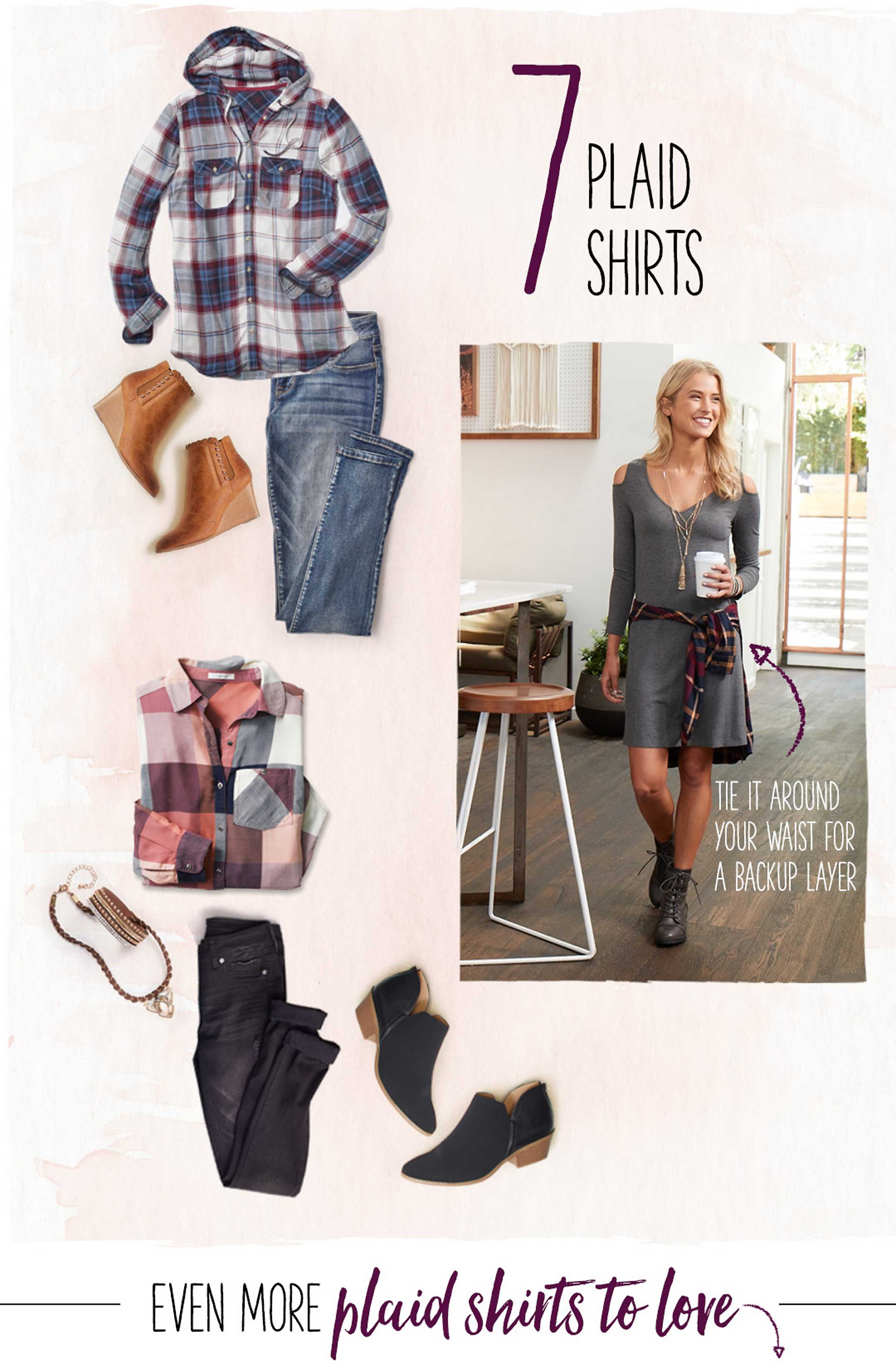 1. floral blouses, longer tunic paired with leggings=extra flattering, even more florals to love